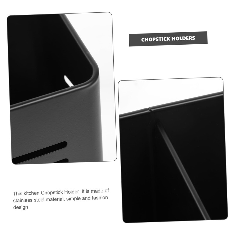 FUNOMOCYA Stainless Steel Chopstick Holder and Cutlery Organizer Capacity Utensil