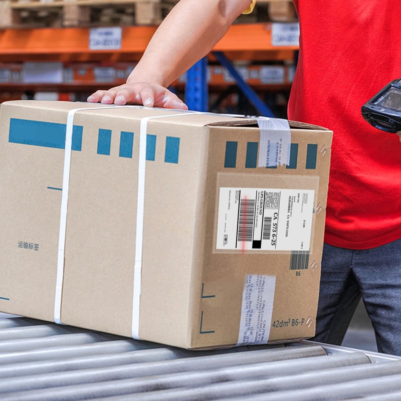 7.5" x 5.5" Packing List Pouches, 500 Pack Shipping Label