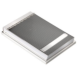 Notepad with Engraving Field 14.5 x 10.5 x 3 cm Silver-Plated Premium Workmanship