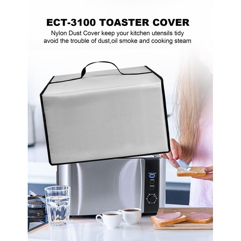 ECT-3100 Toaster Cover Ultra Toast Cover Heat-Resistant Nylon Case for