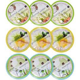 SpaLife Assorted All Natural Hair Mask 9 pack