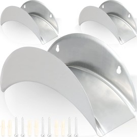 Set of 3 Metal Garden Hose Holders up to 25 m Hose Holder Wall Garden with Screws and Dowels Hose Hanger