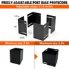 ITeVe.GD Post Base Protectors 1Pack,Adjustable(Range 3.3-6 in) Protects Wood Column