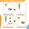 UIUZMAR Replacement pH Probe with pH Calibration Solution(4.00&7.00) for Spear