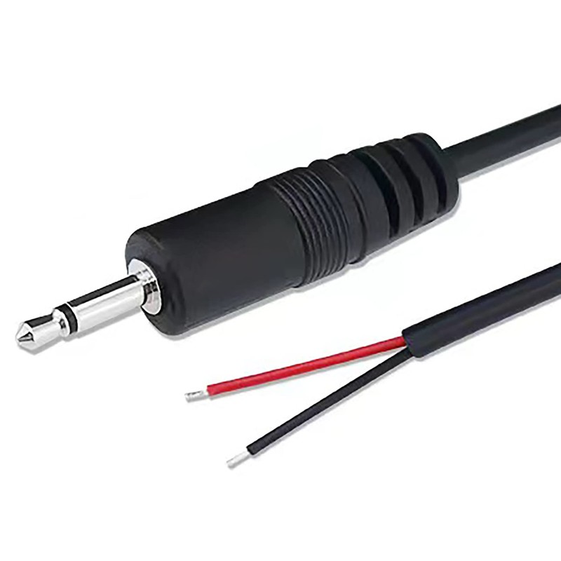 tunghey 10Inch Replacement 3.5mm Male Plug to Bare Wire Open