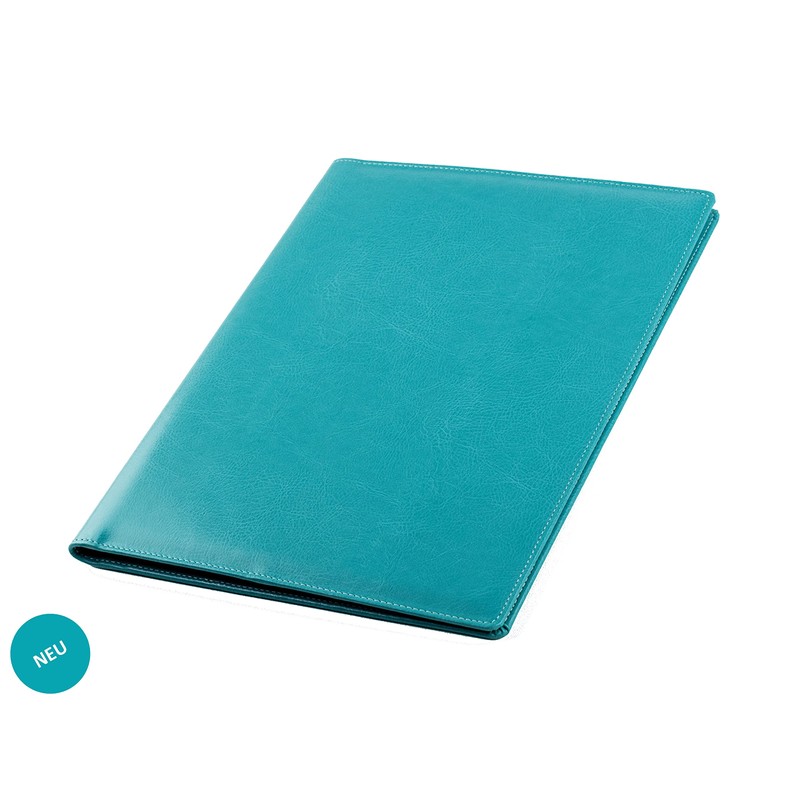 DELMON VARONE Writing Case with Notepad DIN A4 (80 Sheets)