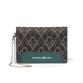 Patrick Cox PXLWDCP1 Pass Case, Baron 2, Renewal, Thin, Brand Logo, Green, green, One size