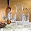 Zodax Spring Leaves Cut Design Glassware and Stemware - Set