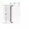 Graber 1 Pair - GRABER/BALI INSTALL BRACKET FOR 2" HORIZONTAL