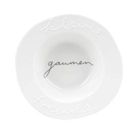 Räder Mix&Match Gaumenfreude Ceramic Plate, Elegant Traditional, Dinner Plate, 12 cm