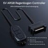 MIWATT DS Mini ARGB PC Fan Controller Set with Remote