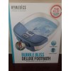 HoMedics Bubble Bliss Deluxe Foot Spa Bubble Foot Massager. New