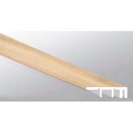 MSI 1.5 in. x 94 in. x 0.49 in. Luxury Vinyl Flooring End Cap Molding Large Trims, Rigid Core Flooring Trims, Waterproof End Cap Molding, Use with Valleycove Collection, 7.9 Linear feet, Serene Silk