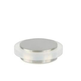 EVI Herrajes I-203/35X12-B Door Stop, White, 35Ø x 14mm Height