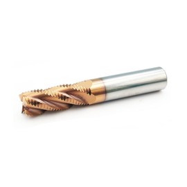 XHCNCT HRC45 4Flutes Tungsten Solide Carbide Roughing End Mills for CNC Router Bit Wood Metal Cutter Mill Tool CNC milling Cutter Shank Dia 1/2 inches(1pc, Shank Dia 1/2")