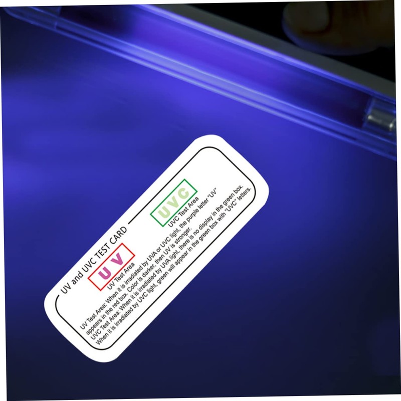 Mobestech UV Test Cards 5pcs UV Test Uvc-uva Test Tools