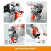 Dry Diamond Core Drill Bits,BGTEC 1pc 3-1/2" 90mm Diamond Hole