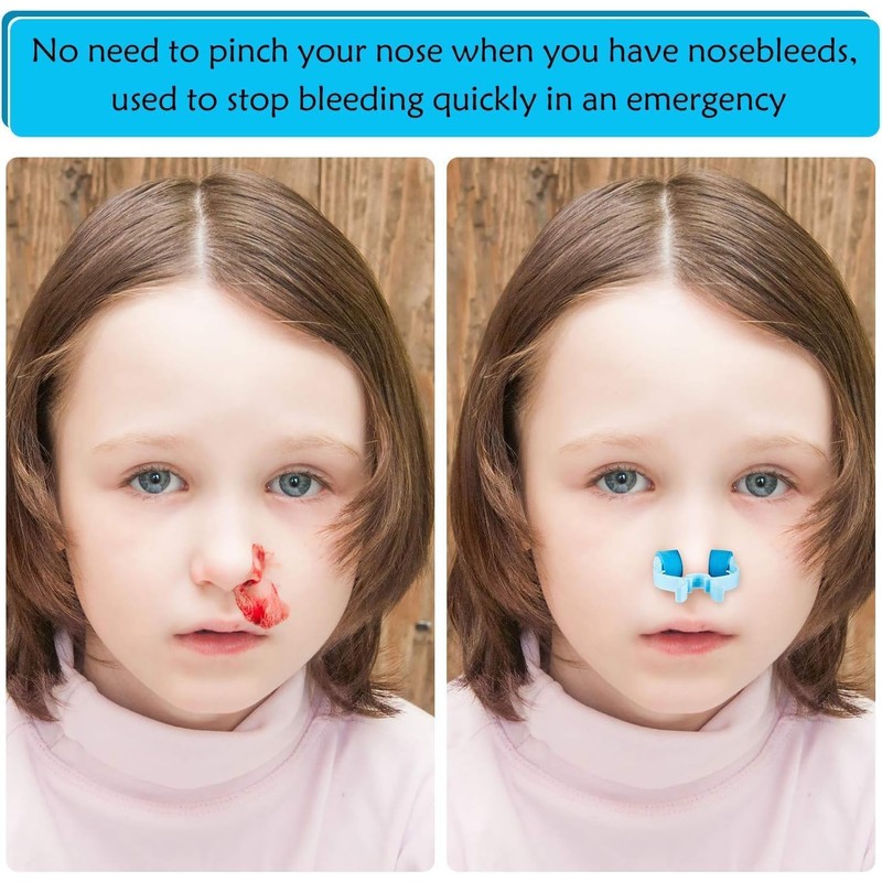2 pcs Nose Stop Clips Nasal Nose Stopper Clips Plastic