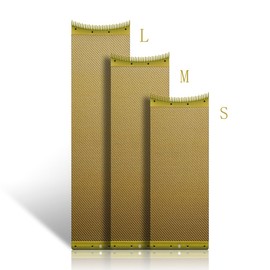 Hair coloring board for professional hair salon Barber hairdresser design styling tools accessories Balayage plate (Matte Yellow, M Size)