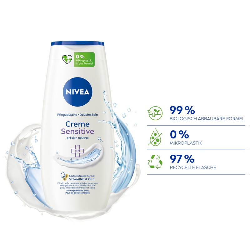 NIVEA Pflegedusche Creme Sensitiveph skin neutral 250ml