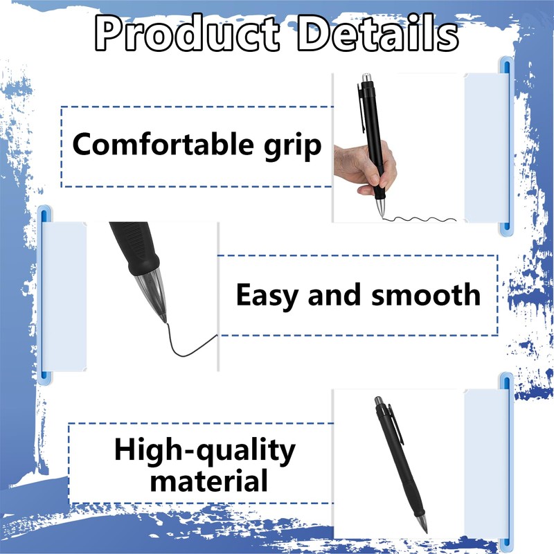 Nouiseuns Giant Fat Pen – 4 Pack Big Thick Writing
