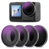NEEWER ND Filter Set Compatible with DJI Osmo Action 4,