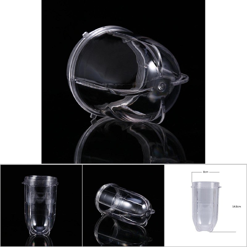 Mixer Blender, Juicer Replacement Cup Transparent Plastic High and Short