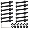 Jiozermi 12 Pcs M6 x 55mm Hex Socket Head Screws