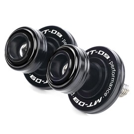 LLIDFONK For Yamaha MT09 MT-09 Tracer MT 09 SP FZ09 Aluminium 6 mm Motorcycle Accessories Swingarm Spools Slider Stand Screws (Black)