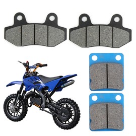 Qiilu Motorcycle Brake Pad Front Rear Brake Pad for 50 90 110 125 140 150 Pit Dirt Bike