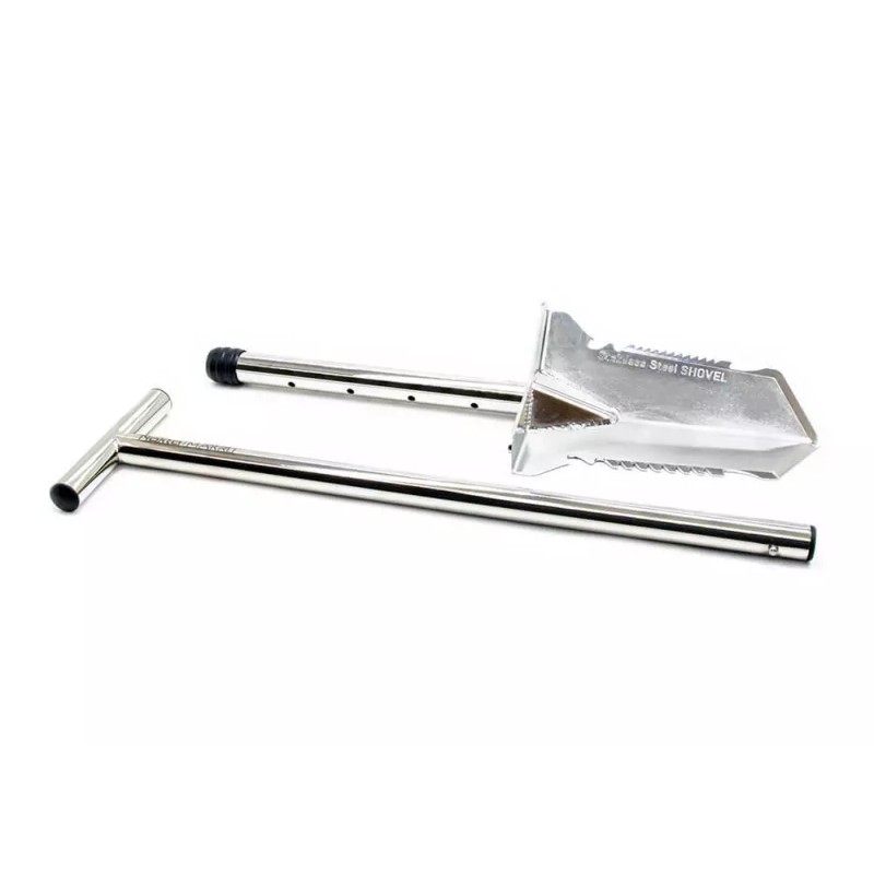 Nokta Makro Premium Metal Detecting Shovel - Adjustable & Stainless