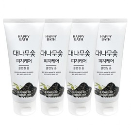 Amorepacific Happy Bath Bamboo Charcoal Sebum Cleansing Foam 200ml 4pcs