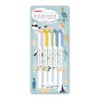 Zebra WKT7-AS-5C-B Highlighter, Mildliner, Set of 5 Colors, B, Animal