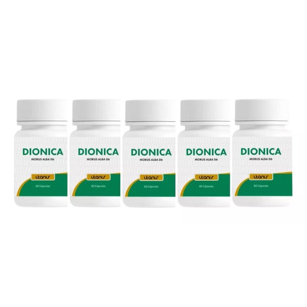 Dionica Suplemento Alimenticio Dionica 60 Capsulas Sin Sabor 5 Pack