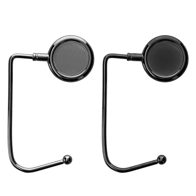 kwmobile 2 x Table Handbag Holder Hook - Non-Slip Bag