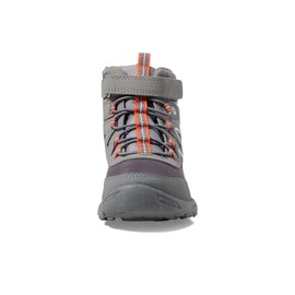 Merrell Polar Trekker Snow Boot, Gunsmoke/Orange, 6 US Unisex Big Kid