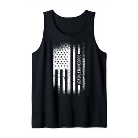 Dog Golden Retriever Us Flag Tank Top