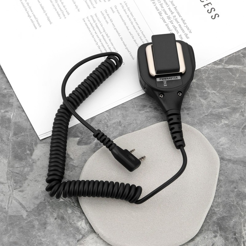 Create idea 1 x 2-pin walkie-talkie handheld speaker microphone compatible