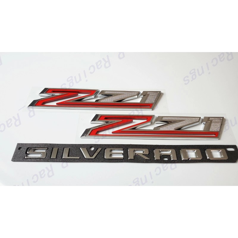 GM Auto Chrome Fender Z71 Rear Tailgate Silverado RST Emblems