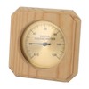 Wooden Sauna Thermometer Squared 0 to 120 Celsius High Accuracy