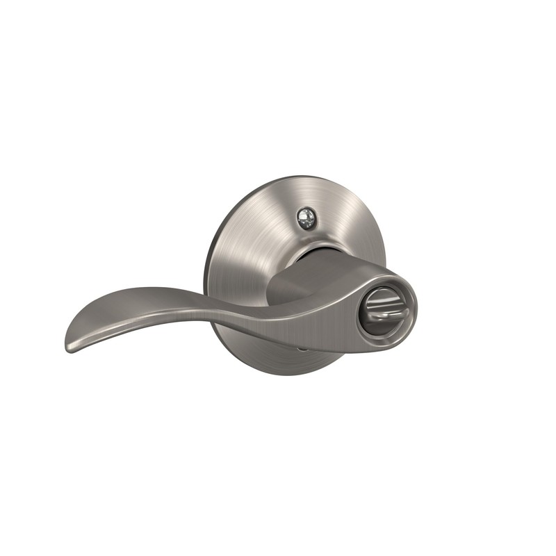 Schlage F51A ACC 619 Accent Door Lever, Keyed Entry Lock,