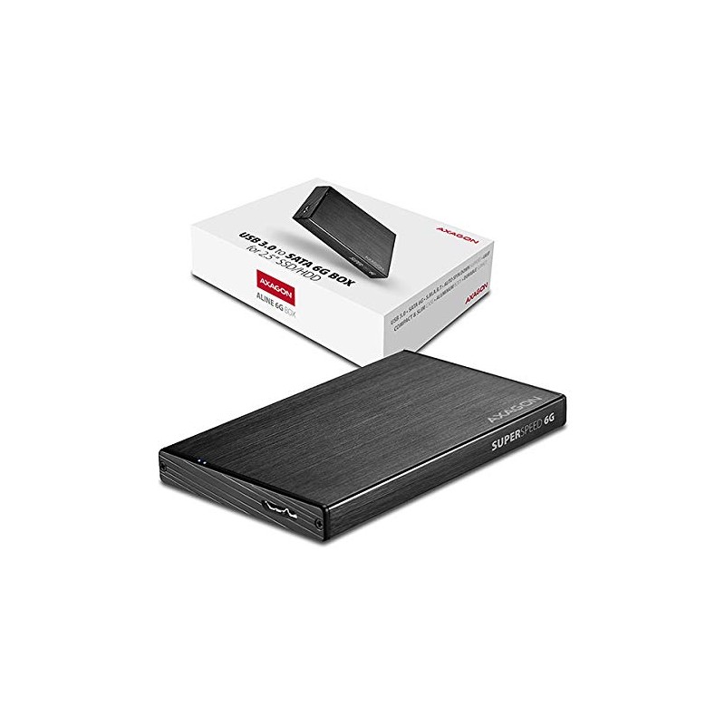 AXAGON EE25-XA6 USB 3.0 Aline Box Compact External Aluminium Box