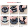 Ulip (2PCS) 10x2 10x2.125 10x2.5 Replacement Inner Tubes with 90