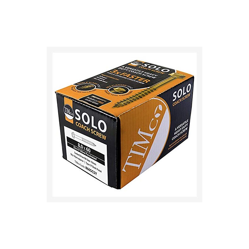 TIMCO Hex Flange Head Sleeper Screws - M6 x 40mm