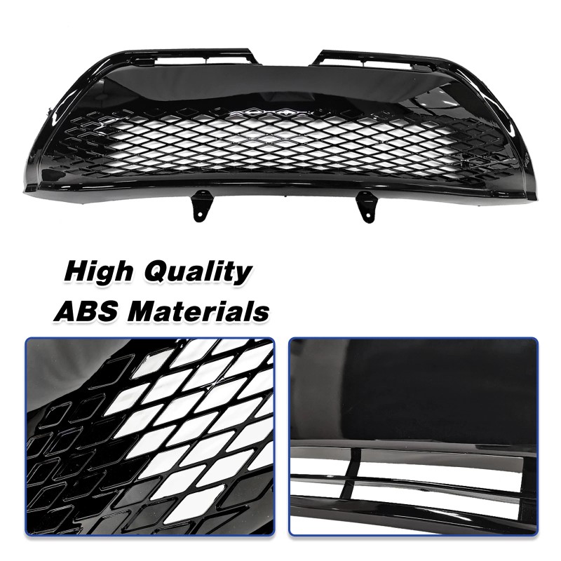 Stunning Front Bumper Upper & Lower Grille Assembly For 2017