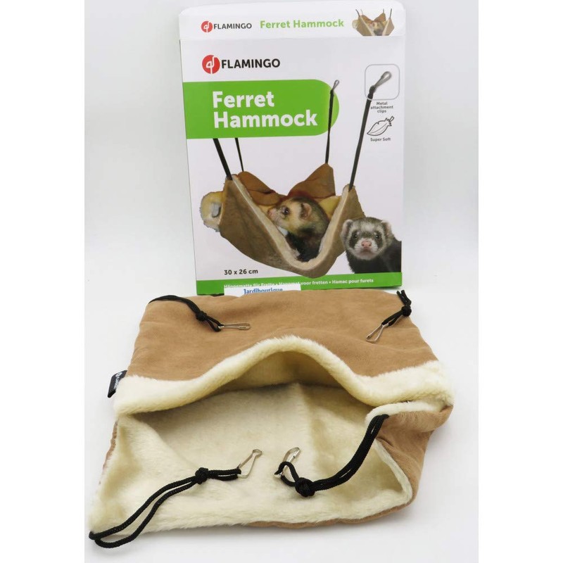 Hamac Pour Furet Brun Suede+peluche - Couchage
