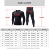 LANBAOSI Mens Workout Compression Set Pants and Long Sleeve Shirts