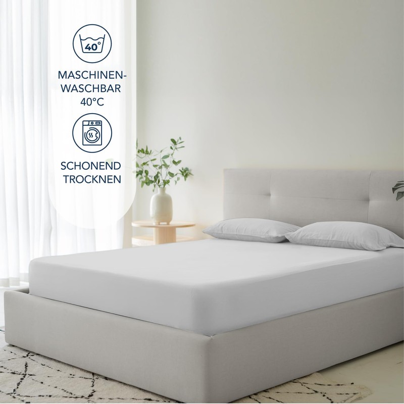 Dreamzie Fitted Sheet, 160 x 200 cm, 35 cm Deep