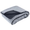 Hodge and Hodge Luxurious Thick Sherpa Fleece Blanket Throw Reversible