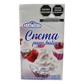 Crema Para Batir Saborex Tetrapack Para Sifón 12kg                                                                                                    